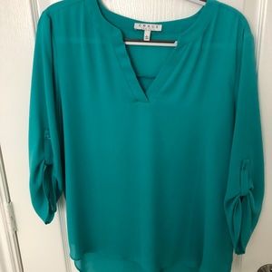Chaus 3/4 sleeve blouse size Large